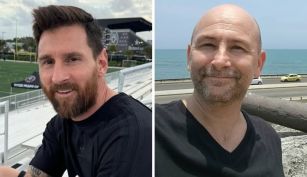 Lionel Messi y Diego Schwarztein 