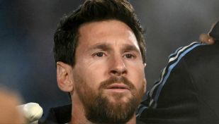 Lionel Messi en su despedida de la Selección Argentina