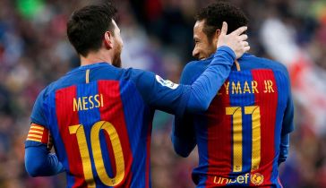 Neymar Jr. y Lionel Messi