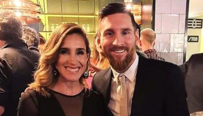 Soledad Pastorutti y Lionel Messi 