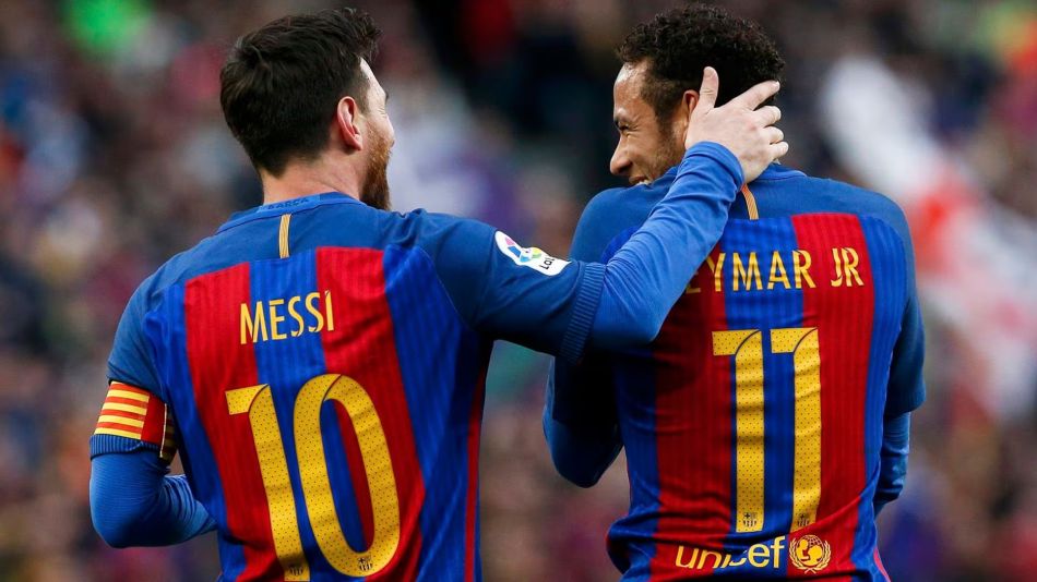 Neymar Jr. y Lionel Messi