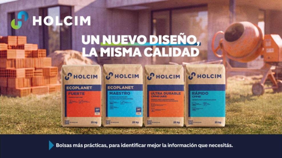 "Holcim diversifica su portafolio en Argentina y renueva la cara de su producto estrella"