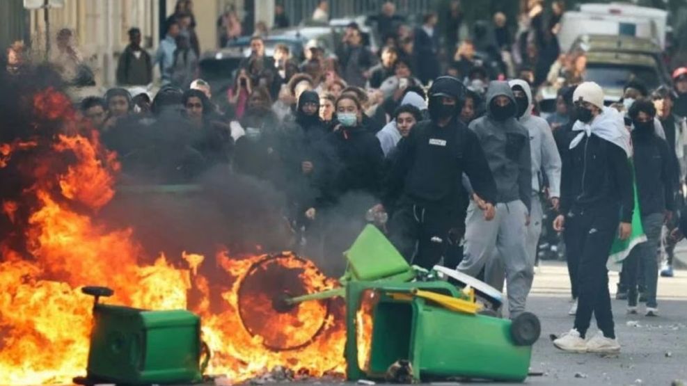 Protestas estudiantiles en Francia