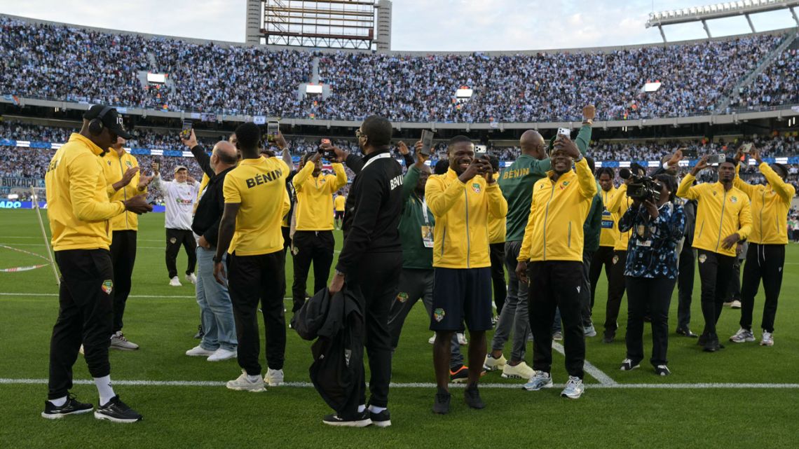 Benin full of pride at role in Messi's last dance