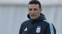 Lionel Scaloni con la Selección Argentina