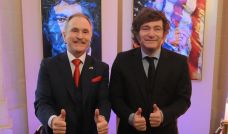 Peter Lamelas y Javier Milei