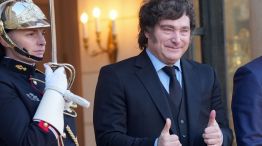 Argentina's President Javier Milei in Paris