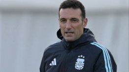 Lionel Scaloni con la Selección Argentina
