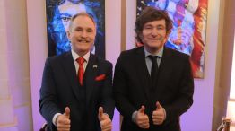 Peter Lamelas y Javier Milei