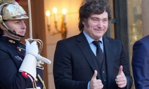 Argentina's President Javier Milei in Paris