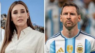 Soledad Pastorutti y Lionel Messi 