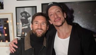 Lionel Messi y Nico Vázquez