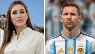 Soledad Pastorutti y Lionel Messi 
