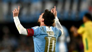 Lionel Messi en su despedida de la Selección Argentina