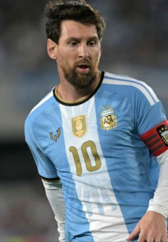 Lionel Messi en su despedida de la Selección Argentina