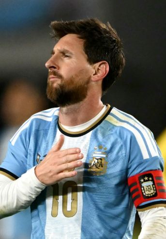 Lionel Messi en su despedida de la Selección Argentina