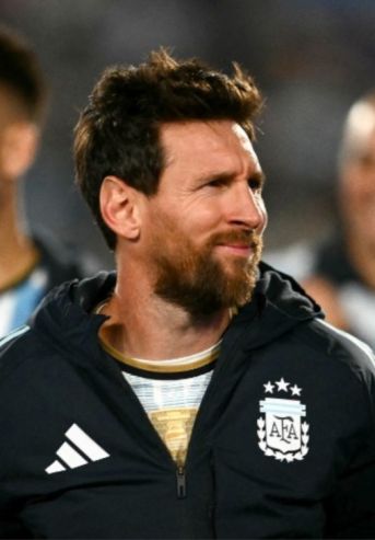 Lionel Messi en su despedida de la Selección Argentina