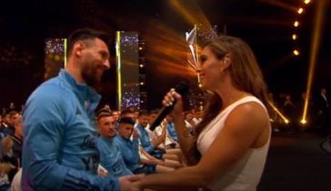 Soledad Pastorutti y Lionel Messi
