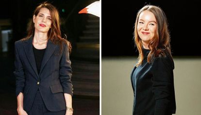 Las hijas de Carolina de Mónaco, Charlotte y Alexandra, en el desfile de Chanel