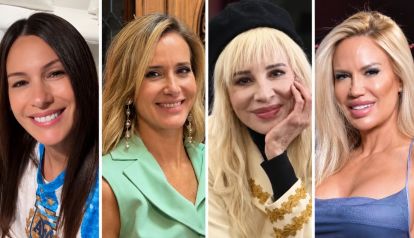 Pampita, Prandi, Nacha Guevara y Luciana Salazar
