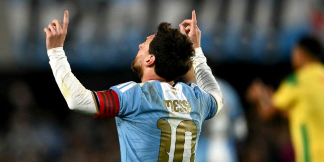 Lionel Messi en su despedida de la Selección Argentina
