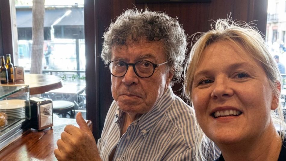 Piero de Benedictis junto a su esposa, Mariana Schettini