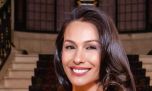 El look de Pampita para una gala solidaria: el vestido strapless y floral que se llevó todas las miradas