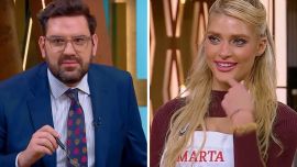 El picante cruce entre Marta Fort y Damián Betular en MasterChef Celebrity: "Me hoteó esa forma de chupar"
