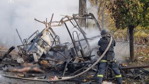 Ataques rusos impactaron a buses civiles: al menos 33 muertos y decenas de heridos.