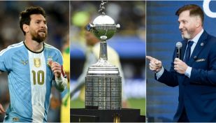 Lionel Messi y Alejandro Domínguez