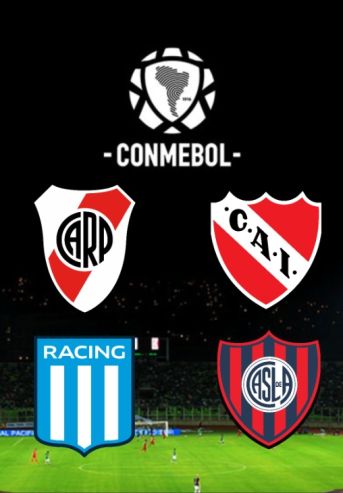 River, Independiente, Racing y San Lorenzo en las copas