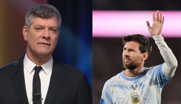 Mario Pergolini y Lionel Messi