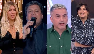 Wanda Nara, Guido Kazcka, Ángel de Brito y Edith Hermida