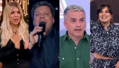 Wanda Nara, Guido Kazcka, Ángel de Brito y Edith Hermida