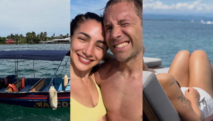 Relax y mucho amor en Panamá: el paradisíaco viaje de Thelma Fardín y Nico Riera