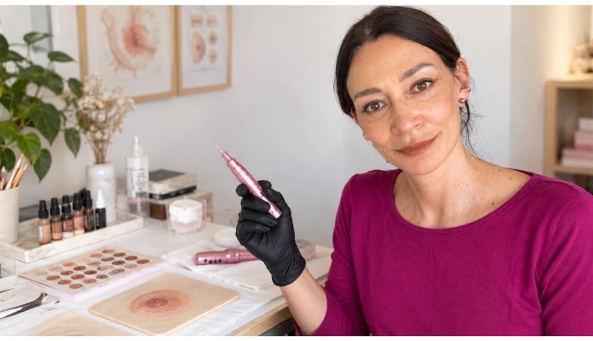 Connie Hearne. Micropigmentación Paramédica. El desafío que una areola reconstruida parezca real