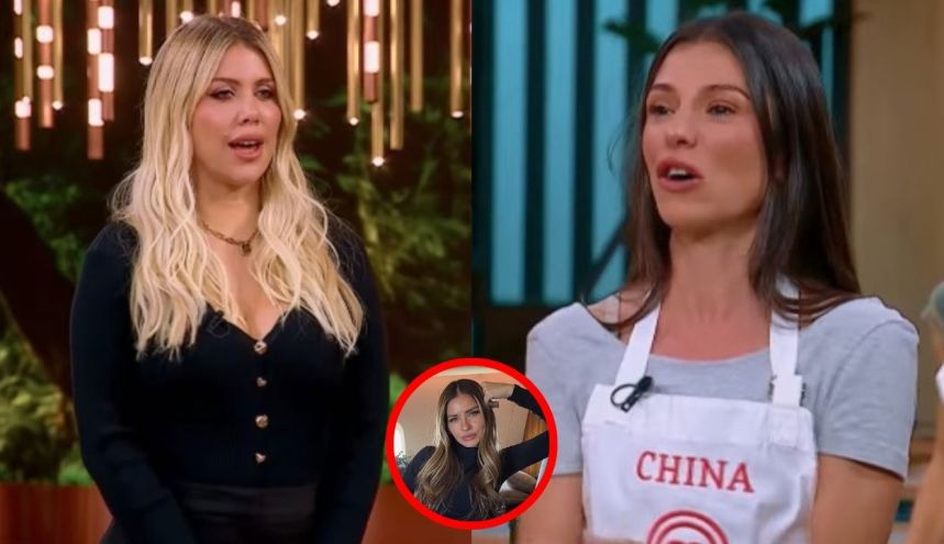 Wanda Nara y La China Ansa en MasterChef Celebrity