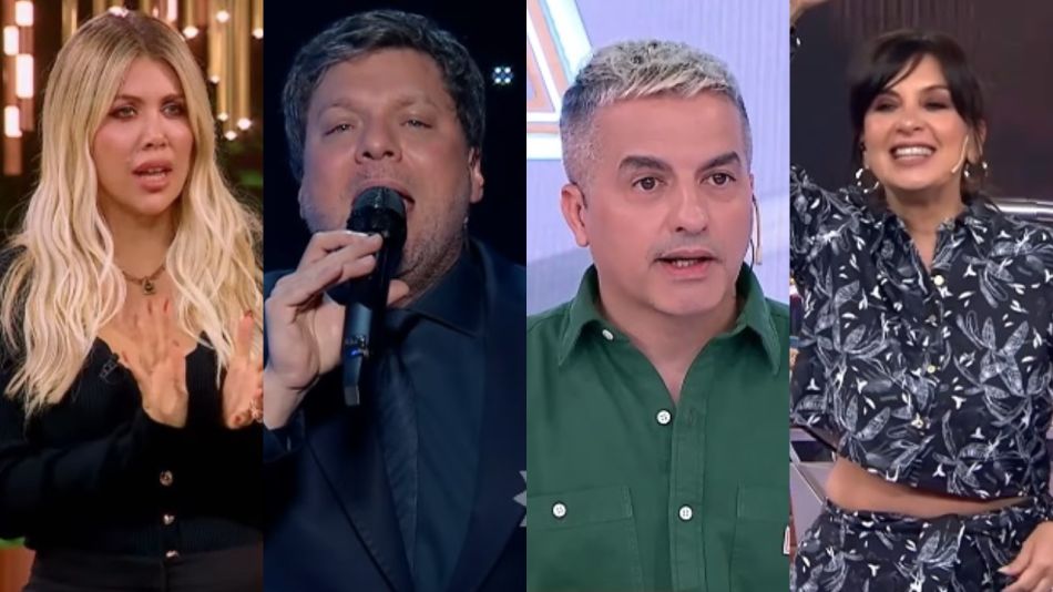 Wanda Nara, Guido Kazcka, Ángel de Brito y Edith Hermida
