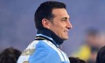 Video: la desconcertada reacción de Scaloni ante el "chivo" de Sancor Seguros