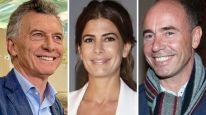 Mauricio Macri, Juliana Awada y Bruno Barbier
