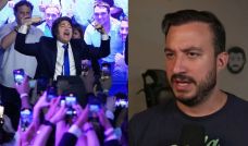 Tomás Rebord y Javier Milei