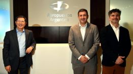 Conferencia de prensa de las autoridades de Aeropuertos Argentina