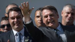Jair y Flavio Bolsonaro