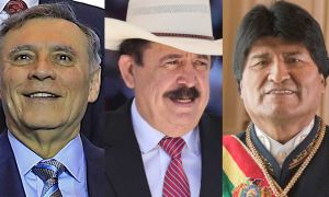 Jamil Mahuad, Manuel Zelaya y Evo Morales 08102026
