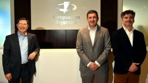 Conferencia de prensa de las autoridades de Aeropuertos Argentina