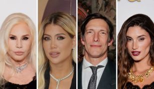Susana Giménez, Wanda Nara, Iván de Pineda y Lola Latorre
