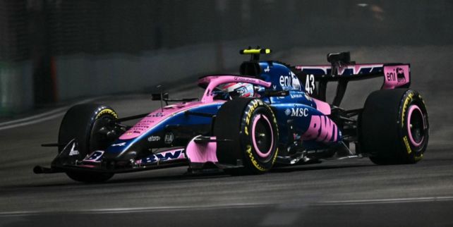 Franco Colapinto en el GP Singapur