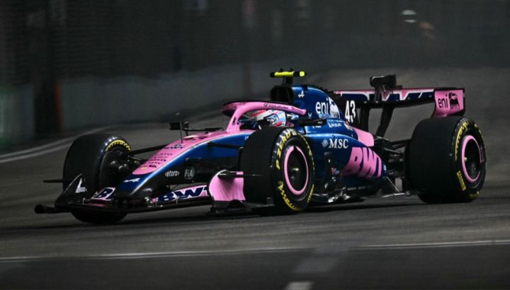 Franco Colapinto en el GP Singapur