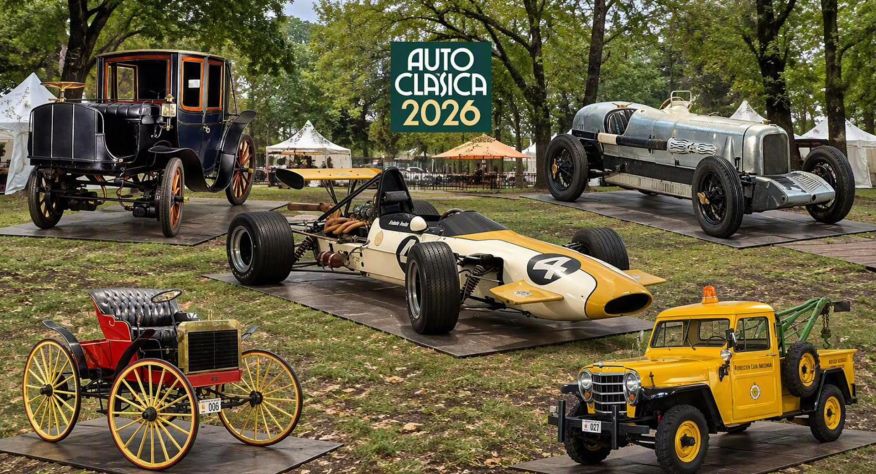 El Automóvil Club Argentino dice presente en Autoclásica 2026: autos históricos y el monoplaza de Carlos Reutemann