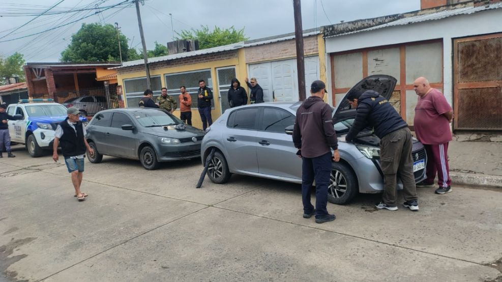 Vehículo secuestrado